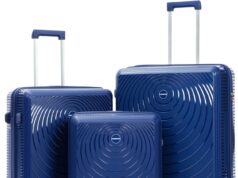 Luggage Sets 5 Piece, Suitcases with Wheels, Hardshell Suitcase Set, PP Carry on Luggage Set with TSA Lock, Travel Luggage