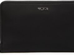 TUMI – Voyageur Vevay Jewelry Portfolio – Jewelry Organizer – Travel Case for Necklaces, Earrings, Rings – Jewelry Storage – Black & Gunmetal