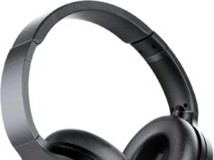 Active Noise Cancelling Headphones, Over Ear Bluetooth Headphones Wireless Bluetooth 5.3 with Mic, 65Hrs Playback, Deep Bass, Memory Foam Ear Cups, 3.5MM Cable, for Travel, Home Office(Black)