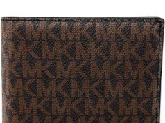 Michael Kors Men’s Cooper Billfold with Passcase Wallet (Brown)