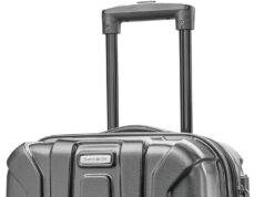 Samsonite Centric Hardside Expandable Luggage with Spinner Wheels, Black, Carry-On 20-Inch