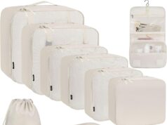 BAGAIL 10 Set/8 Set Packing Cubes Various Sizes Packing Organizer for Travel Accessories Luggage Carry On Suitcase