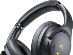 1Mii Y8 Hybrid Active Noise Cancelling Headphones, Wireless Over Ear Bluetooth Headphones, LDAC Hi-Res Audio, 75H Playtime, Deep Bass, Comfort Fit & Foldable Ear Cups, for Home Office Travel