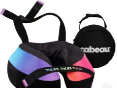 Cabeau The Neck’s Evolution, TNE S3 Travel Neck Pillow Memory Foam Airplane Pillow. Neck Pillow with Attachment Straps – 360 Degree Support for Travel, Home, Office, & Gaming – Amsterdam