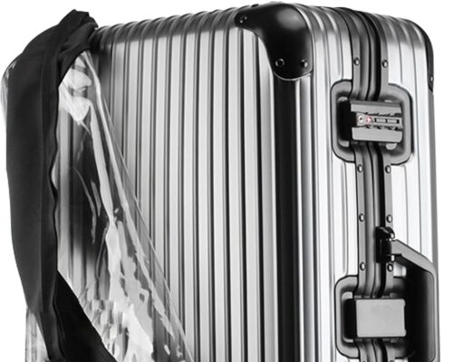 Transparent PVC Suitcase Cover, No Disassembly Required Clear Luggage Protector Suitcase Cover, Waterproof Travel Wrap Luggage Cover Protectors, Luggage Bag for Hard Cover Suitcase