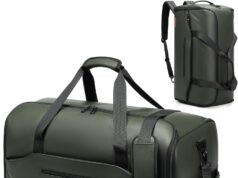 Garment Duffle Bags for Travel,Moulyan Convertible Garment Bag with Shoe Compartment,3 in 1 Waterproof Travel Suit Bag with Shoulder Strap for Men Women