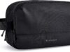 BAGSMART Travel Toiletry Bag for Men, Dopp Kit Water Resistant Shaving Bag for Toiletries Accessories, Black-Medium