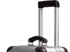 FANAUE Check-In Luggage -20 Inch All Aluminum Magnesium Carry On Luggage- Zipperless Luggage with TSA Lock and Spinner Wheels, (silvery, 20inch)