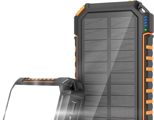 Hiluckey Solar Charger Power Bank 27000mAh 15W Fast Charging Phone Charger 3 Outputs Solar Portable Charger with Flashlight Compatible with iPhone 15 14 13 12 11 Samsung S22 S21 Google iPad