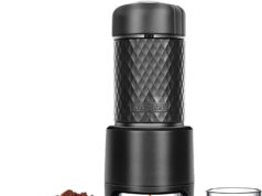 STARESSO Classic Portable Espresso Maker, 2 in1 Travel Coffee Maker,Compatible Capsules and Ground Coffee,Manual Espresso Machine,Hand Press Coffee Maker for Kitchen Travel,Camping,Hiking
