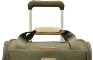 Briggs & Riley Baseline Spinners, Olive, 16-inch Underseat Cabin Bag