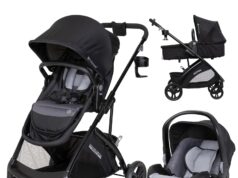 Baby Trend Passport® Switch 6-in-1 Modular Stroller Travel System with EZ-Lift™ PLUS Infant Car Seat, Dash Black