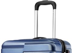 Coolife Luggage Suitcase Carry on Hardside PC+ABS Spinner TSA Lock Telescopic Handle