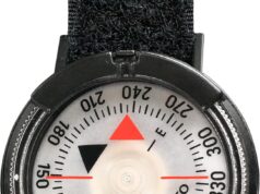 Suunto Compass M-9 NH, Northern Hemisphere, with Velcro Wristband, SS004403001,Black