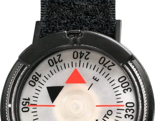 Suunto Compass M-9 NH, Northern Hemisphere, with Velcro Wristband, SS004403001,Black
