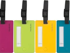Travelon Set of 4 Assorted Color Luggage Tags, One Size