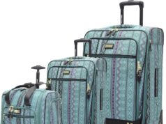 Steve Madden Unisex-Adult (Luggage only) Spinner, Legends Turquoise, One Size