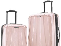 Samsonite Centric 2 Hardside Expandable Luggage with Spinner Wheels, Blossom Pink, 2-Piece Set (20/24)