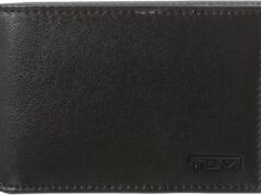 TUMI – Delta Slim Single Billfold Wallet – Leather Wallet – RFID Blocking Technology – Card Slots, Pockets – 4″ x 3″ – Black