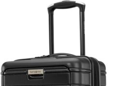 Samsonite Omni 2 Hardside Expandable Luggage with Spinner Wheels, Black, Pro Carry-on