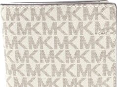 Michael Kors Jet Set Travel Light Cream Travel Passport Wallet