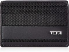 TUMI – Alpha Slim Card Case – Slim Billfold Wallet for Travel – Slip Pocket Wallet – Small Wallet – 2.8″ X 4.1″ X 0.2″ – Black