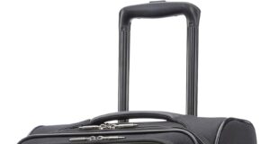 AMERICAN TOURISTER 4 KIX 2.0 Softside Expandable Luggage, Black, 20 Spinner