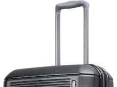 American Tourister Stratum 2.0 Expandable Hardside Luggage with Spinner Wheels, 24″ SPINNER, Jet Black