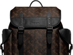 COACH Hitch Backpack in Horse and Carriage, Truffle