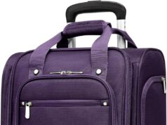 Coolife Luggage Underseat Luggage Carry On Suitcase Softside Luggage Lightweight Rolling Travel Bag Spinner Luggage