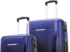 Samsonite Winfield 3 DLX Hardside Expandable Luggage with Spinners, Royal Blue Ombre, 2PC Set (CO/MED)