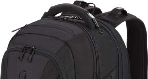 SwissGear ScanSmart Laptop Bag, Black Stealth, Fits 15-Inch Notebook