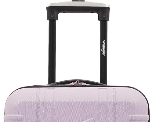 Wrangler Astral Hardside Luggage, Lilac, 20-Inch Carry-On