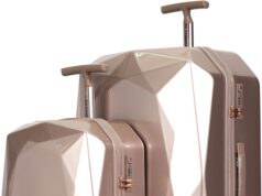 kensie Women’s Gemstone Luggage, Rose Gold, 2 Piece Set (28″/20″)