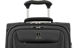 Travelpro Maxlite 5 Softside Expandable Carry on Luggage with 4 Spinner Wheels, Lightweight Suitcase, Men and Women, International, Black, Carry on 19-Inch
