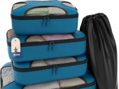 5 Set/8 Set Packing Cubes – Travel Organizers with Laundry Bag