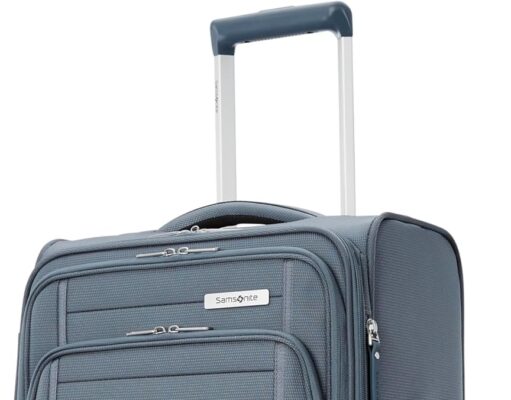 Samsonite Lightweight Softside Expandable, Elemental Blue, Carry-On 20-Inch