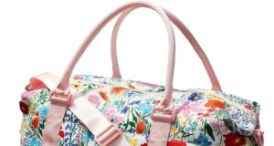 ESVAN Travel Tote Duffel Gym Bag,Weekender Overnight Carry-on Tote Crossbody Bag with Wet Pocket and Trolley Sleeve Upgraded