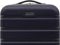 Travelers Club Harper Luggage, Navy, 22-Inch Carry-On