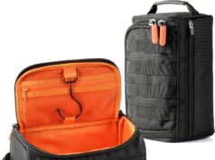 Fitdom Hanging Toiletry Bag Tactical Dopp Kit Case For Men. Perfect For Travel & Storage. Fits Large & Small Cosmetic, Clipper, Toothbrush, Shaving & Shower Care. Best Overnight Organizer