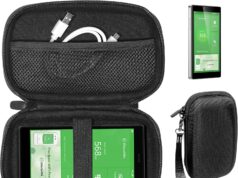 CaseSack Case for GlocalMe G4 Pro 4G LTE, G3 4G LTE Mobile Hotspot, mesh Pocket for Cord or Other Accessories