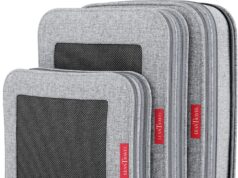 Compression Packing Cubes for Travel Organizers with Double Zipper, LeanTravel