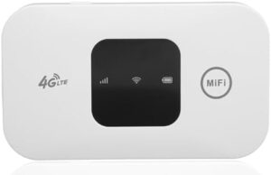 Mobile Hotspot, Portable Travel Router Supports 10 Users at The Same Time, Pocket Device with 2100mAh Large Battery, for Secure Internet at Home Or