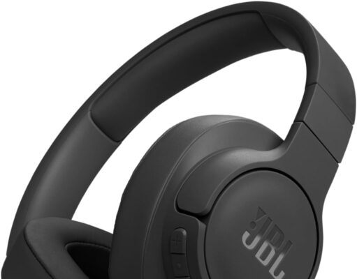 JBL Tune 770NC – Adaptive Noise Cancelling with Smart Ambient Wireless Over-Ear Headphones, Bluetooth 5.3, Up to 70H Battery Life with Speed Charge, Lightweight, Comfortable & Foldable Design (Black)