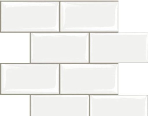 STICKGOO 10-Sheet Peel and Stick Subway Tile, Stick on Tiles Backsplash for Kitchen & Bathroom in White (Thicker Design)