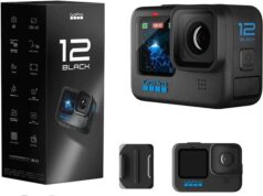 GoPro HERO12 Black – Waterproof Action Camera with 5.3K60 Ultra HD Video, 27MP Photos, HDR, Live Streaming, Webcam, Stabilization + Bundle, 64GB Card and 47 Piece Accessory Kit
