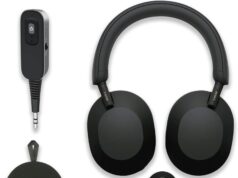 Sony WH-1000XM5 with Portable Bluetooth Transmitter The Best Wireless Noise Canceling Headphones with Auto Noise Canceling Optimizer, Hands-Free Calling, and Alexa Voice Control (Black)