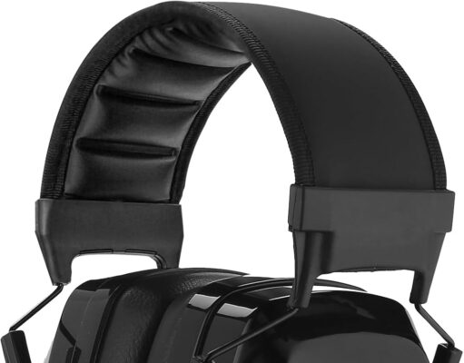 ProCase SNR 36dB Noise Reduction Safety Ear Muffs, NRR 32dB Noise Cancelling Ear Protection Headphones, Hearing Protection Ear Defenders for Shooting Gun Range Mowing -Black