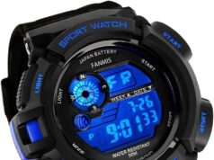 FANMIS Mens Military Multifunction Digital LED Watch Electronic Waterproof Alarm Quartz Sports Watch