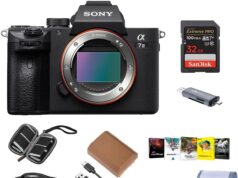 Sony Alpha a7 III Mirrorless Digital Camera – Bundle with Shoulder Bag, 32GB SD Card, Cleaning Kit, Card Reader, SD Card Case, Corel PC Software Kit, Extra Battery